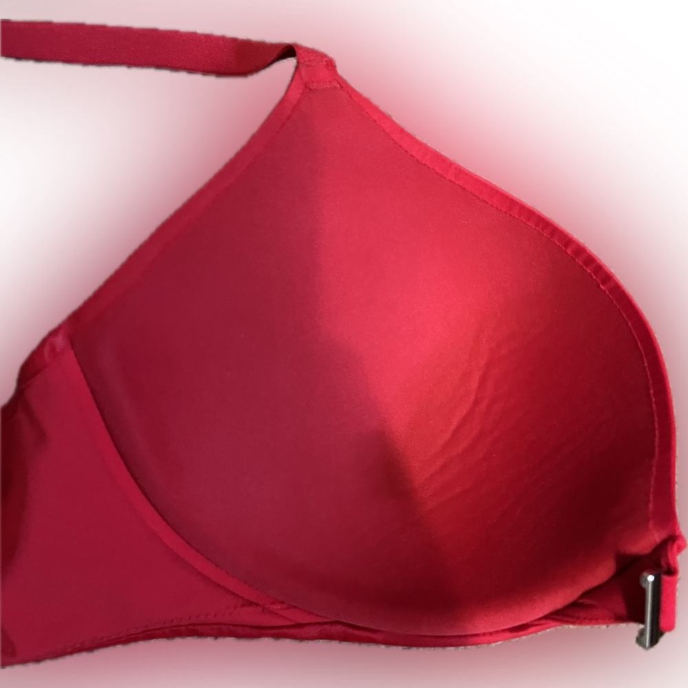 Victoria’s Secret So Obsessed Push- Up Red Lipstick Fish Net Bra size 36DD - Picture 6 of 10